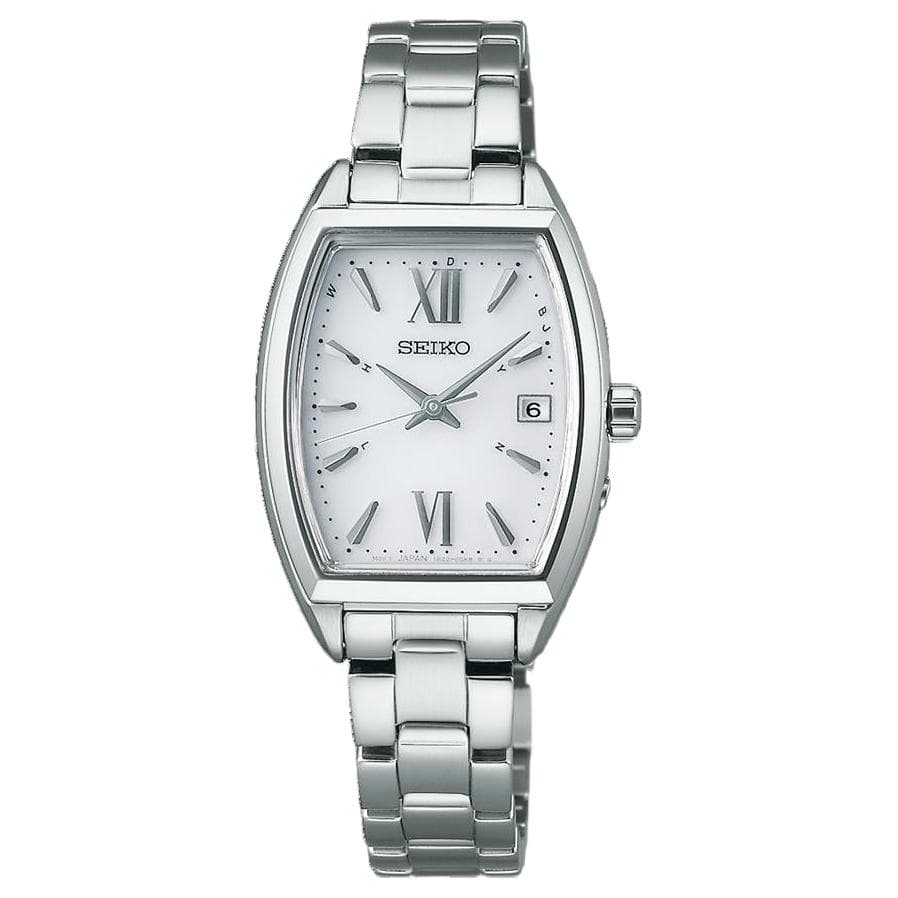 Часы SEIKO Solar Кварц Женские часы 25 мм Белый - изображение 1