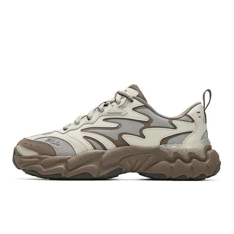 Кроссовки FILA FERN 3 массивные кроссовки низкий топ окаменелость коричневый бежевый зеленый мужской - изображение 1