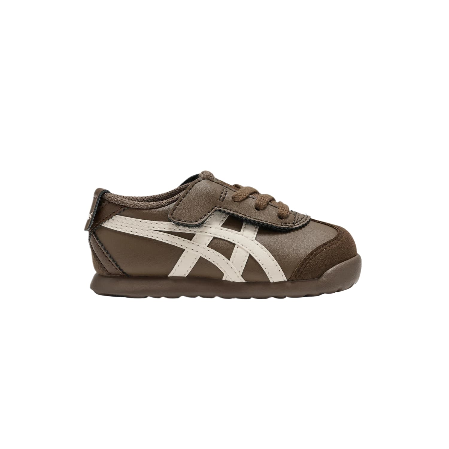 Кроссовки Onitsuka Tiger MEXICO 66 Детская повседневная обувь Низкий Топ Темно-коричневый Малыш - изображение 2