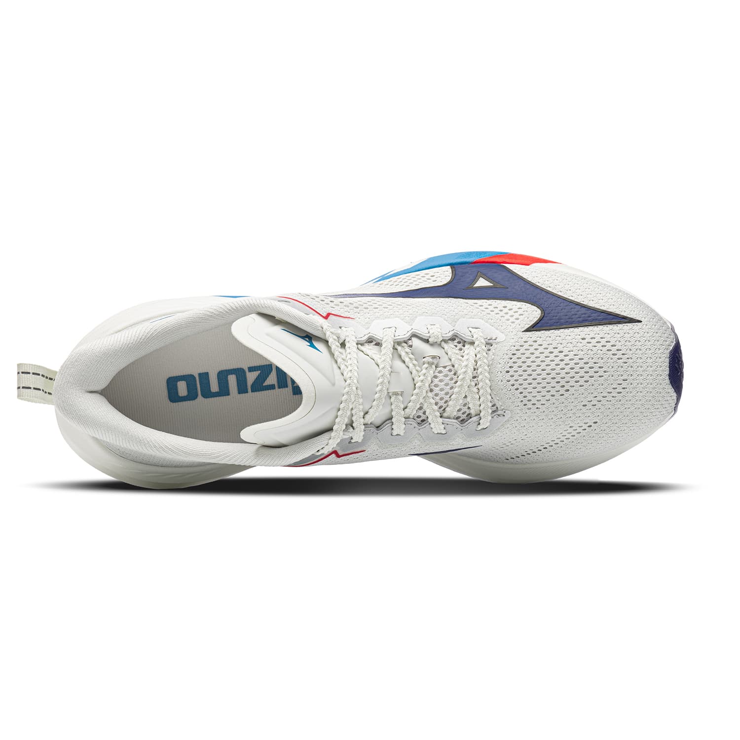 Кроссовки для бега Mizuno Velox Беговые кроссовки Low Топ Белый известняк Один Синий Унисекс - изображение 3