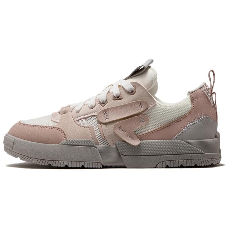 Кроссовки FILA FUSION GEOMETRY Geometric Shoe Skate Shoes Low Top Молочно-белый Светло-розовый Женские - изображение 1