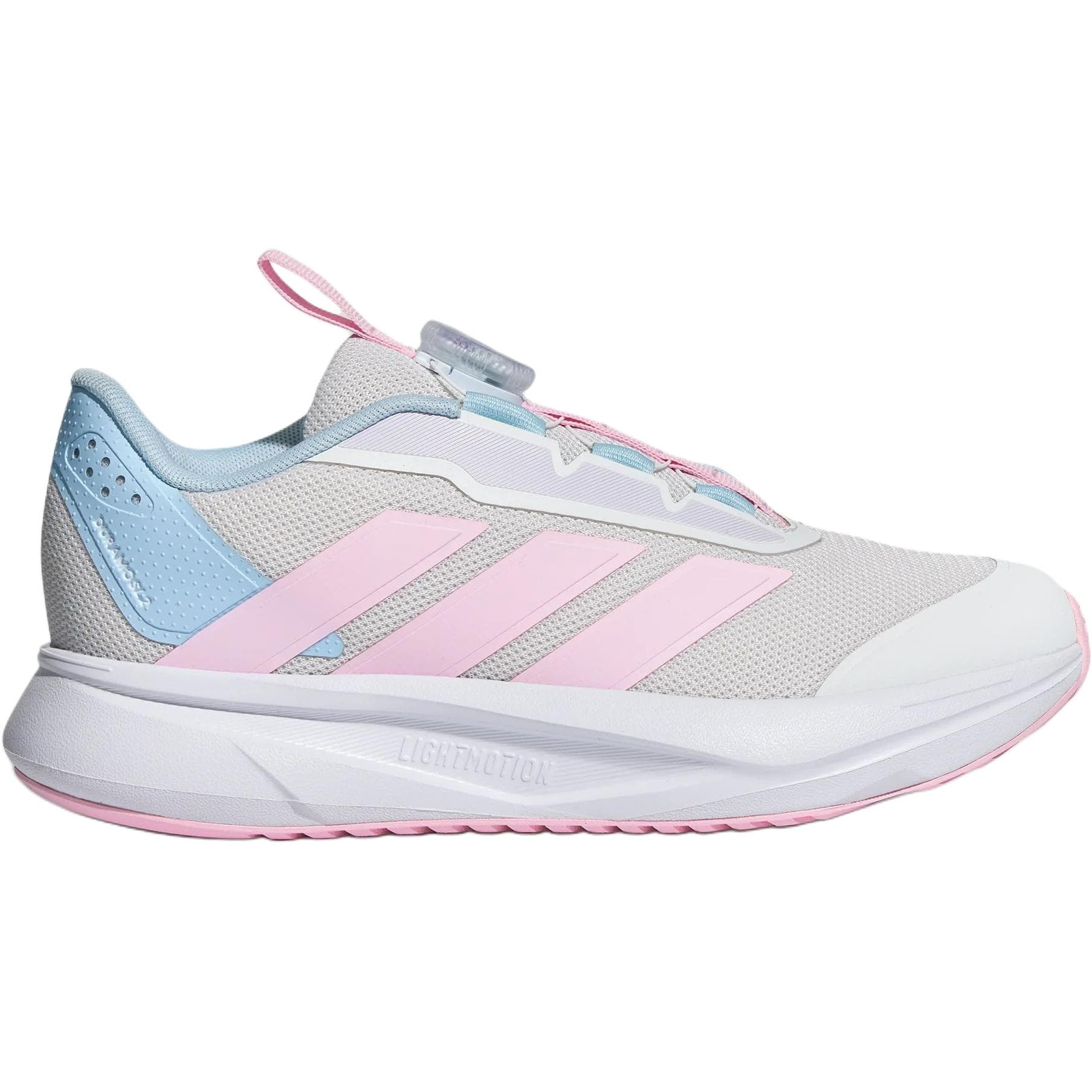 Кроссовки Adidas DURAMO SL 2,0 Детские беговые кроссовки Низкий Топ Кристальный Белый Прозрачный Розовый Ледяной Синий Kids - изображение 2