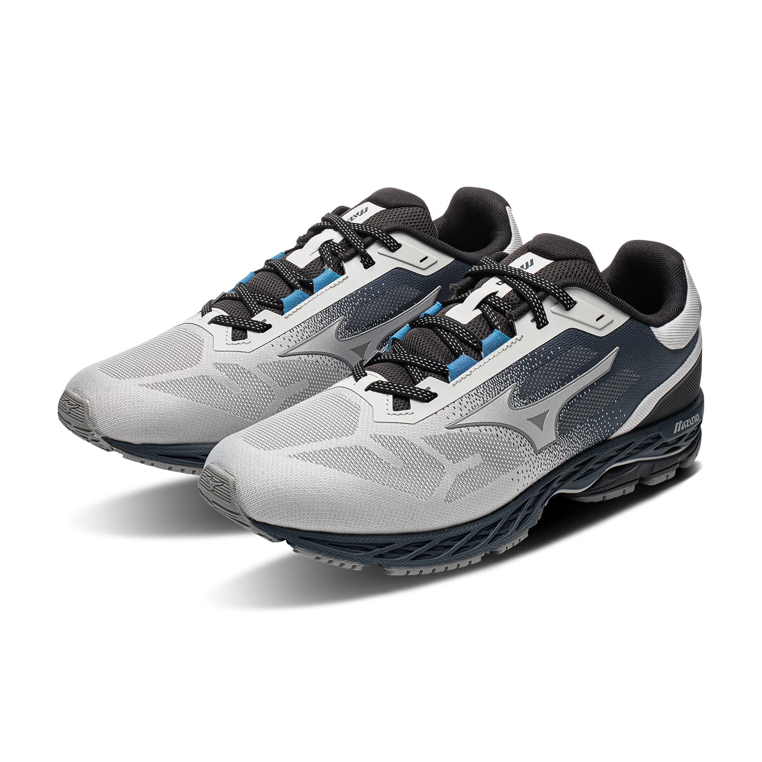 Кроссовки для бега Кроссовки Mizuno для бега Low Top Светло-Серый Темно-Светло-Серый Унисекс - изображение 4