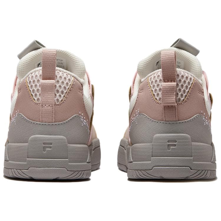 Кроссовки FILA FUSION GEOMETRY Geometric Shoe Skate Shoes Low Top Молочно-белый Светло-розовый Женские - изображение 5