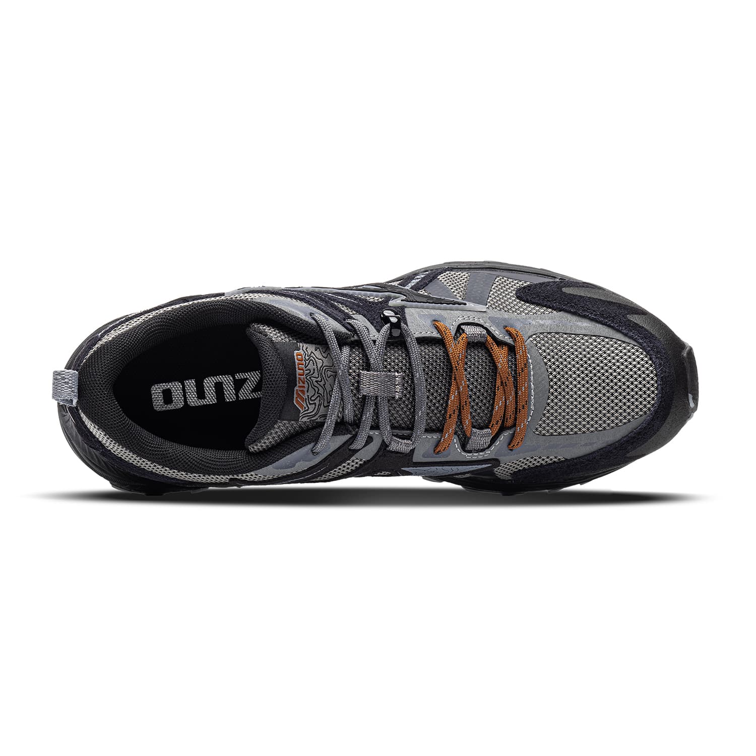 Кроссовки для бега Mizuno Racer Trail Беговые кроссовки Low Топ Темно-серый Черный Унисекс - изображение 3