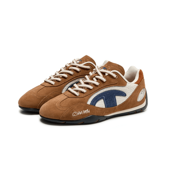 Кроссовки Champion Low-Top Повседневная Обувь Мужская Коричневый Пшеница Отрубей Лён - изображение 3