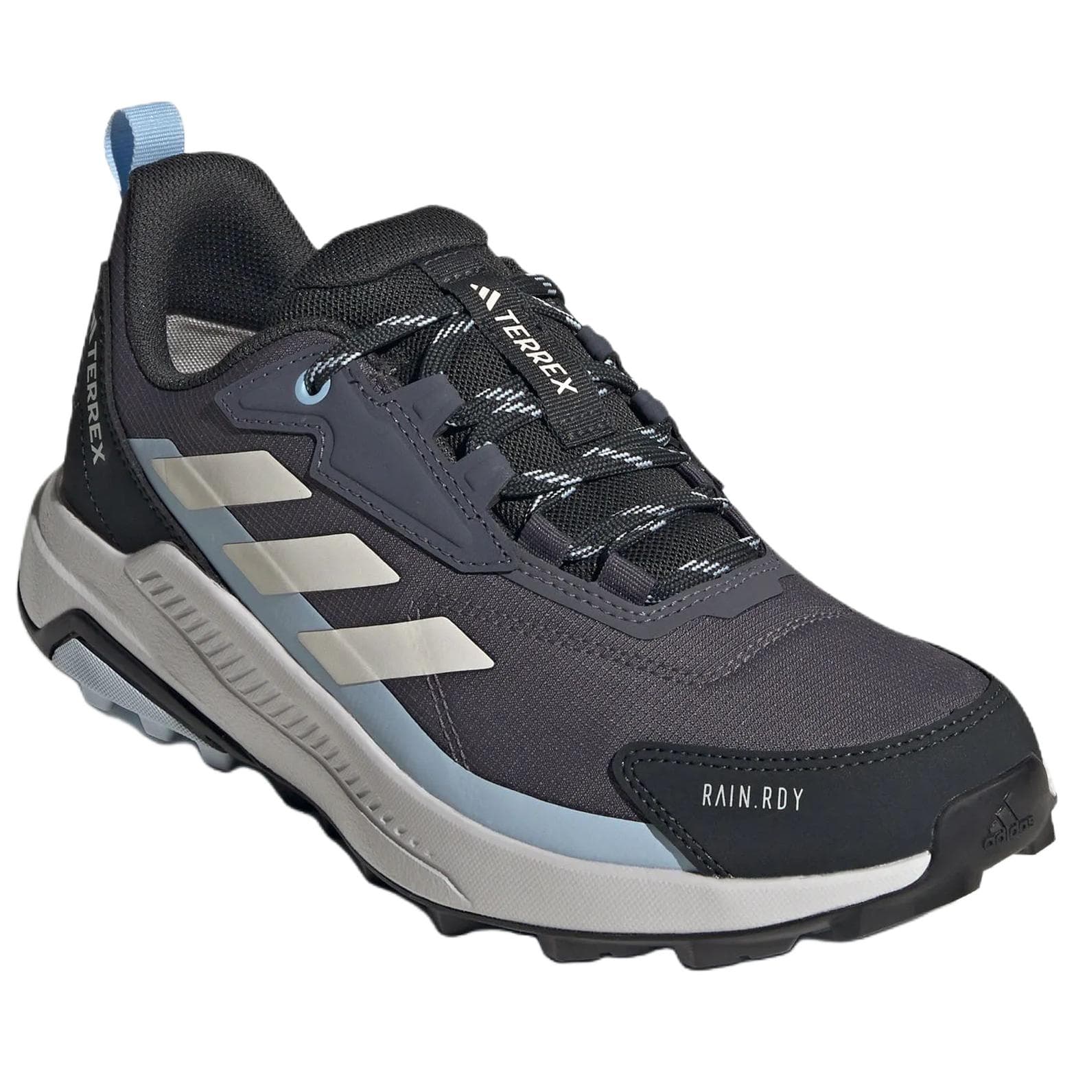 Кроссовки adidas Terrex Anylander Альпинистские и треккинговые ботинки MID Топ Серый Кристально-синий Белый Женские - изображение 3