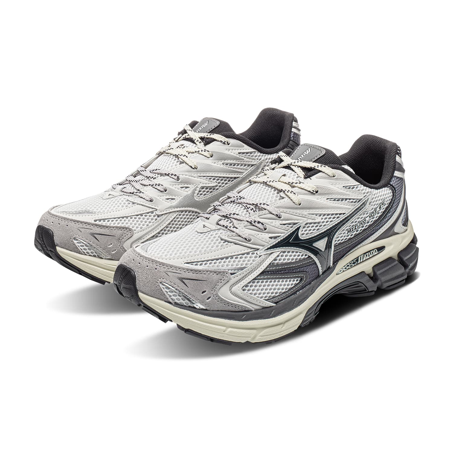 Кроссовки для бега Mizuno Беговые кроссовки Low Топ Бетонно-серый Антарктический серый WET Серый Унисекс - изображение 4