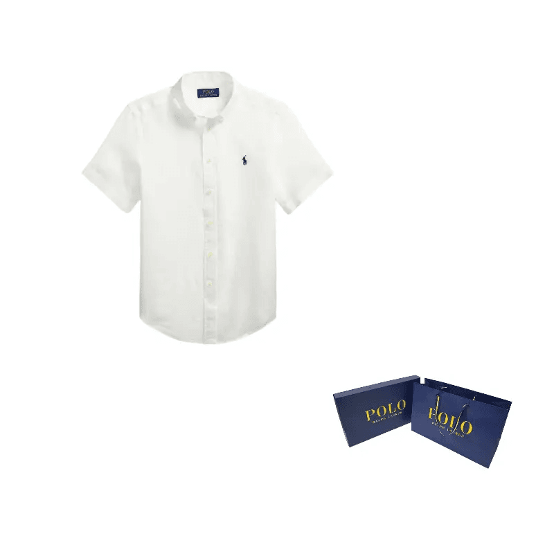 Polo Ralph Lauren Повседневная рубашка SS25 Белая для подростков - изображение 6