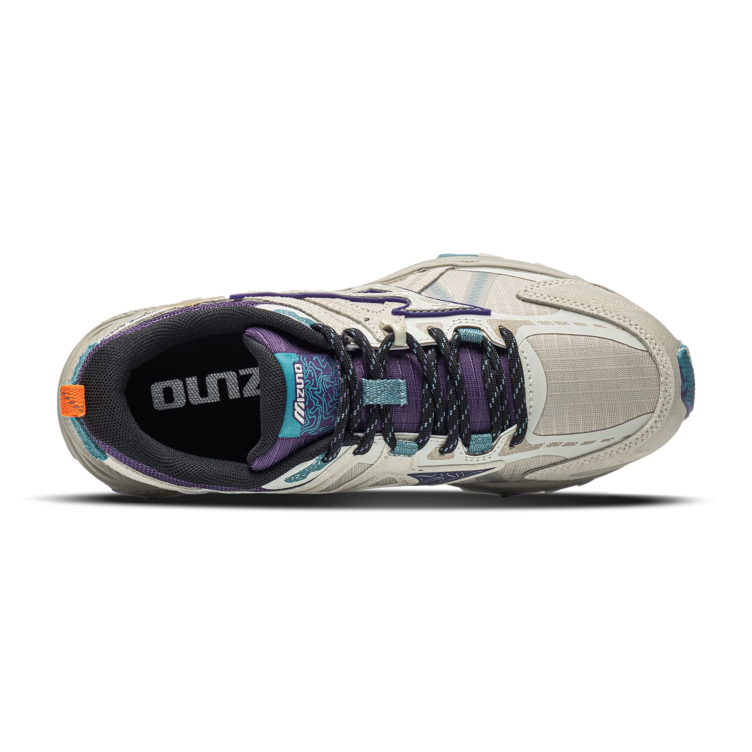 Кроссовки для бега Кроссовки для бега Mizuno Racer Trail Low Top Абрикос Виноградный фиолетовый Серебристо-зеленый Унисекс - изображение 3
