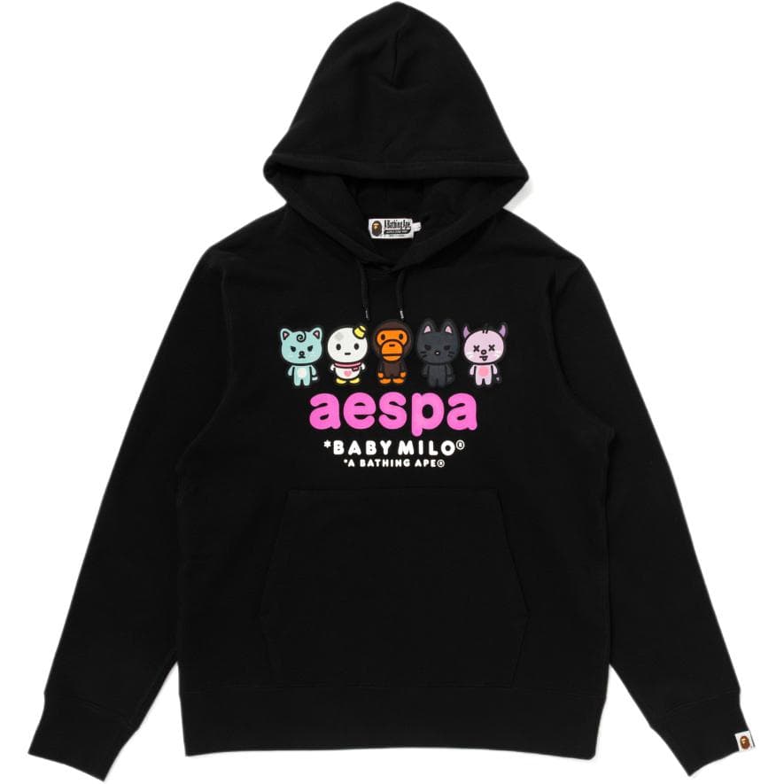 Худи A BATHING APE aespa Черный Унисекс Толстовки - изображение 1
