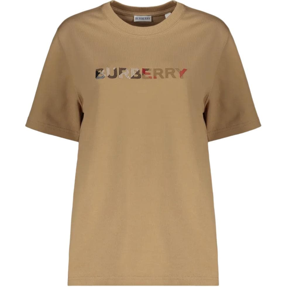 Футболка Burberry Бежевые Женские T-рубашки - изображение 1