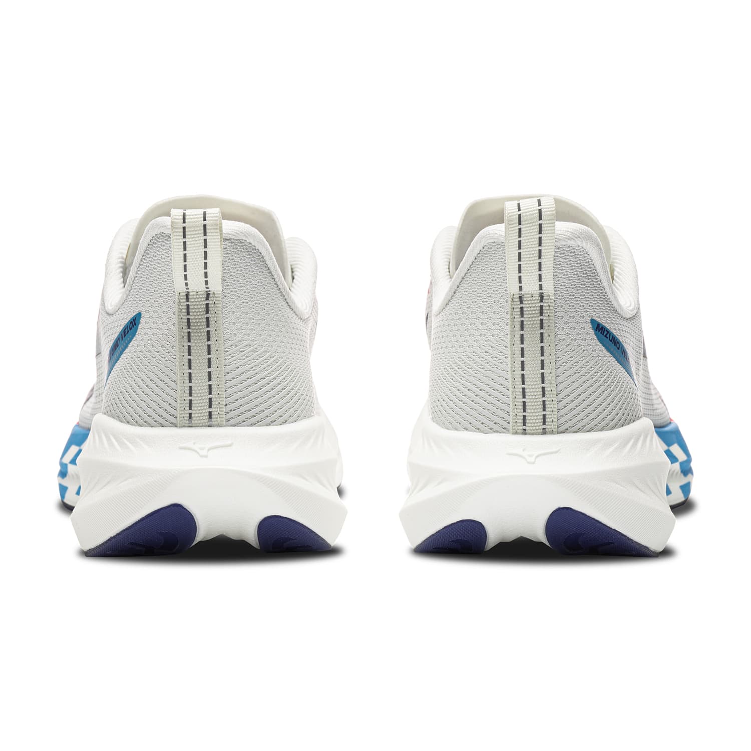 Кроссовки для бега Mizuno Velox Беговые кроссовки Low Топ Белый известняк Один Синий Унисекс - изображение 5