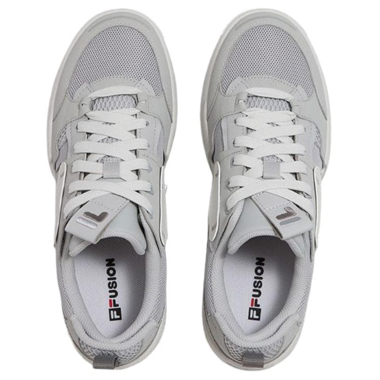 Кроссовки FILA FUSION GEOMETRY Geometric Shoe Skate Shoes Low Top Tracking Серый Mist Серый Мужской - изображение 4