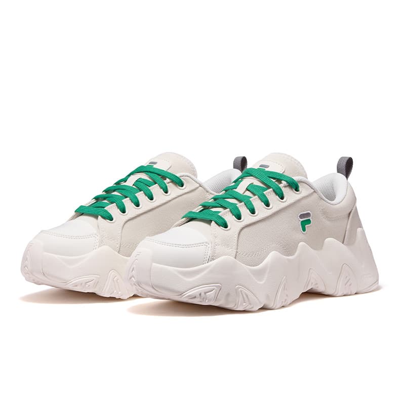Кроссовки FILA FUSION массивные кроссовки низкий топ снег масляный зеленый женские - изображение 3
