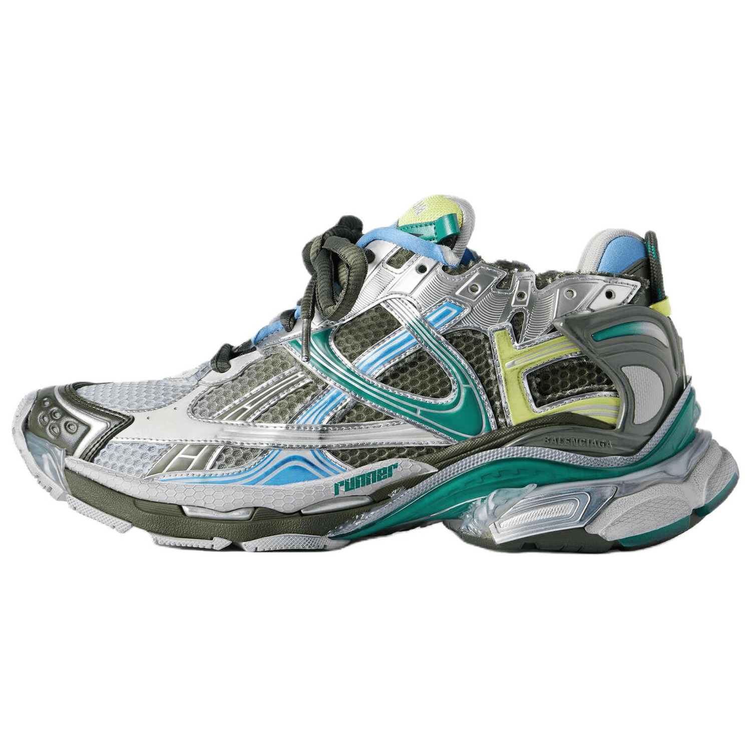 Кроссовки Balenciaga Runner массивные кроссовки низкий топ градиент мужской - изображение 1