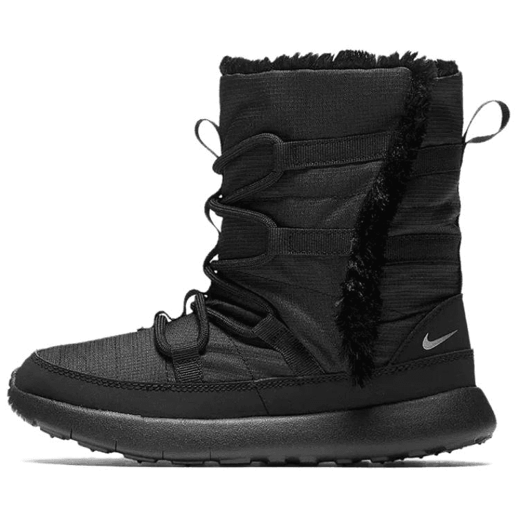 Nike Roshe One Детские утепленные зимние ботинки Черные Kids - изображение 1