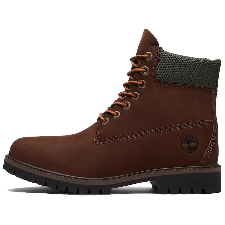 Сапоги Timberland Ботильоны Красный Коричневый Унисекс - изображение 1