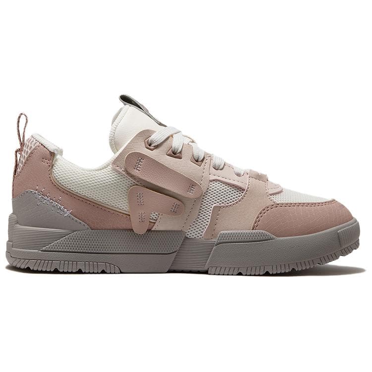 Кроссовки FILA FUSION GEOMETRY Geometric Shoe Skate Shoes Low Top Молочно-белый Светло-розовый Женские - изображение 2