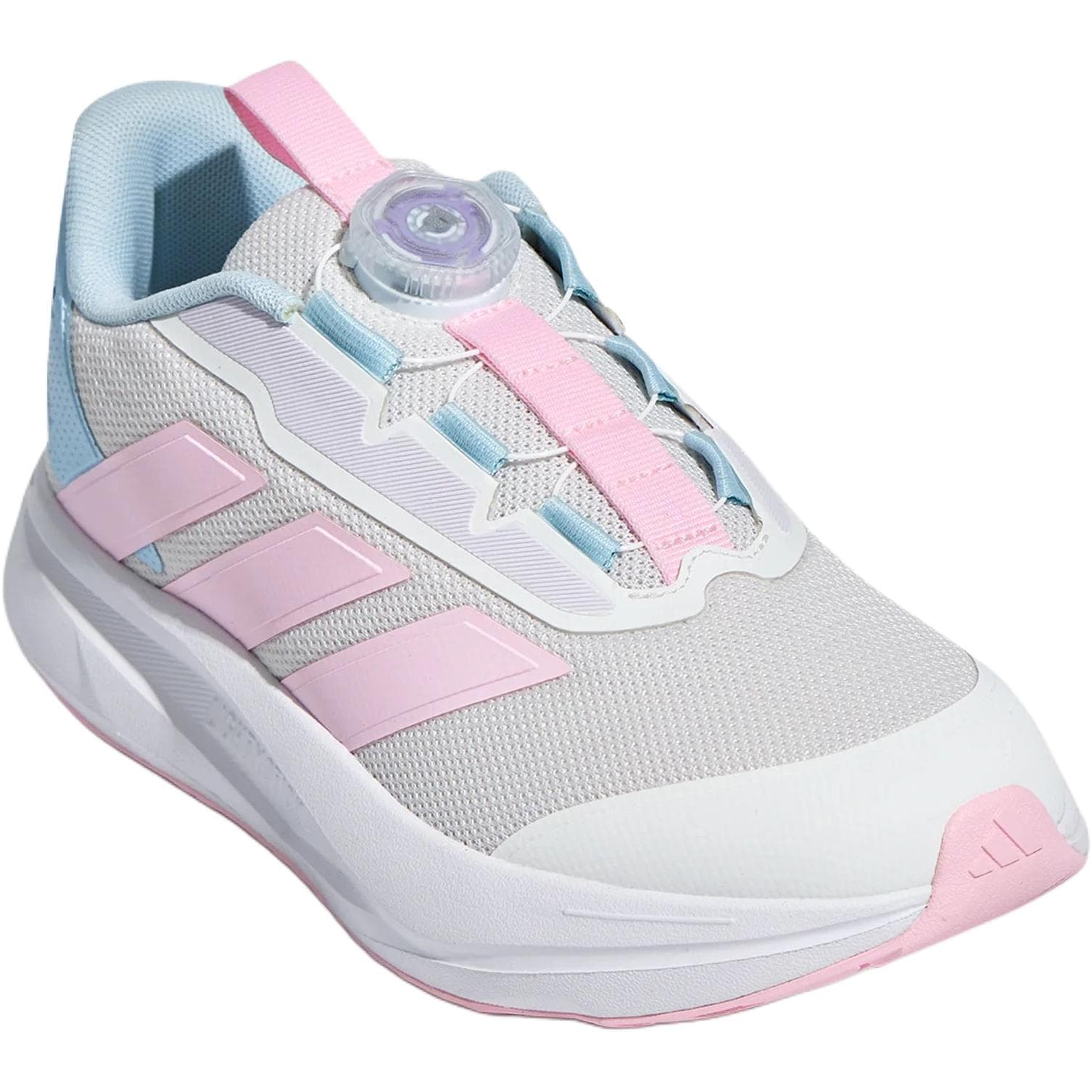 Кроссовки Adidas DURAMO SL 2,0 Детские беговые кроссовки Низкий Топ Кристальный Белый Прозрачный Розовый Ледяной Синий Kids - изображение 3