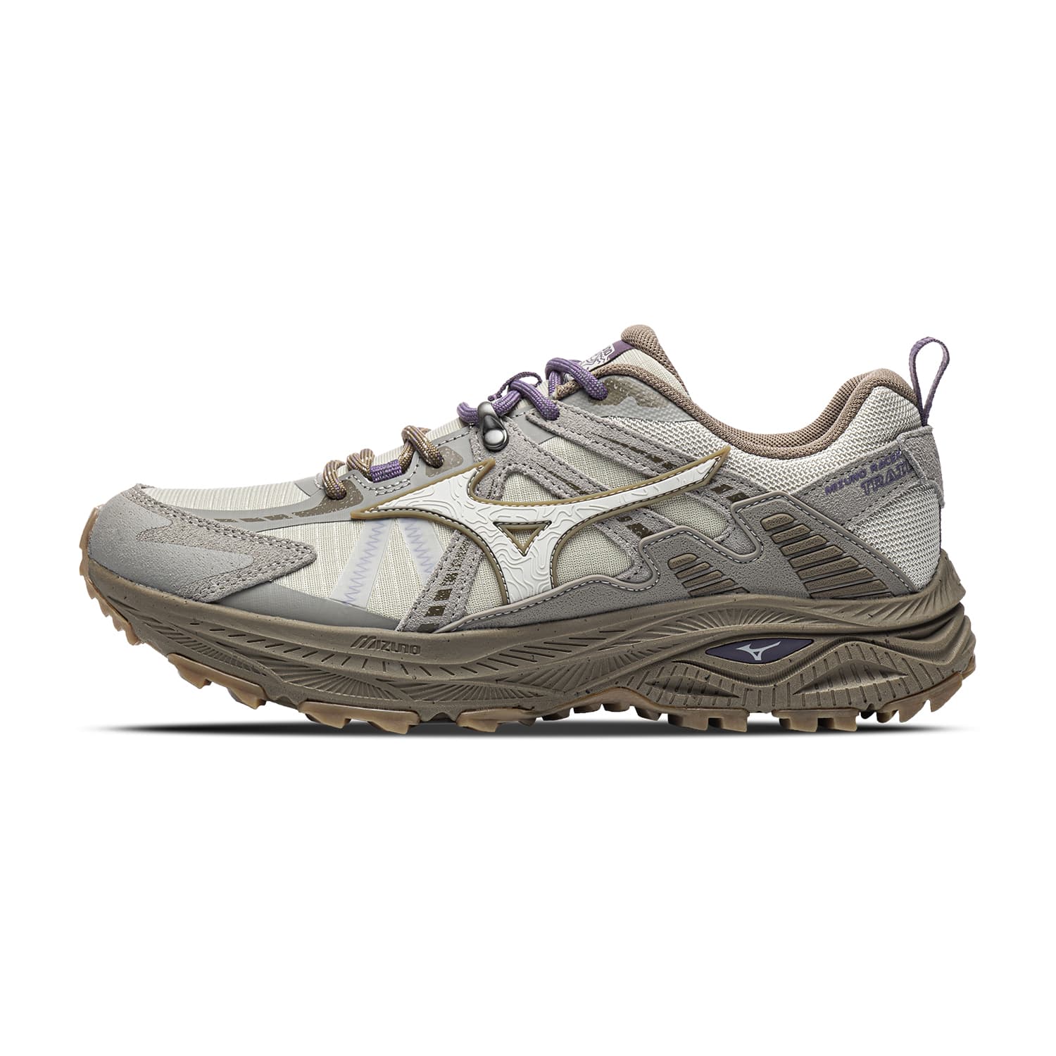 Кроссовки для бега Mizuno Racer Trail Беговые кроссовки Низкий Топ Пеликан Серый Унисекс - изображение 1