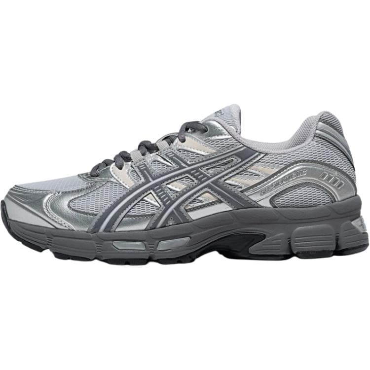 Кроссовки ASICS Гель Слоистые облака MC Повседневная обувь Низкий Топ Серый Желтый Унисекс - изображение 2