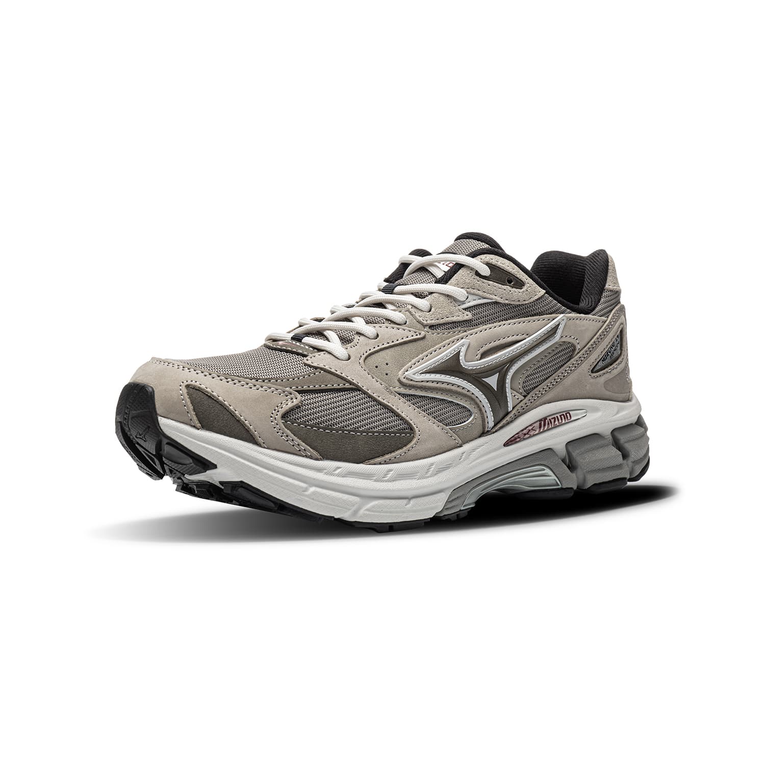 Кроссовки для бега Mizuno LG Premium Беговые кроссовки Low Топ Серый Оливково-зеленый Песок Никель Унисекс - изображение 2