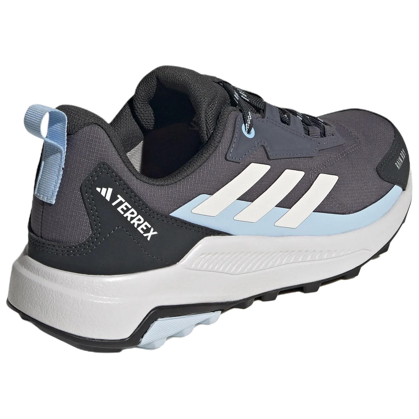 Кроссовки adidas Terrex Anylander Альпинистские и треккинговые ботинки MID Топ Серый Кристально-синий Белый Женские - изображение 5