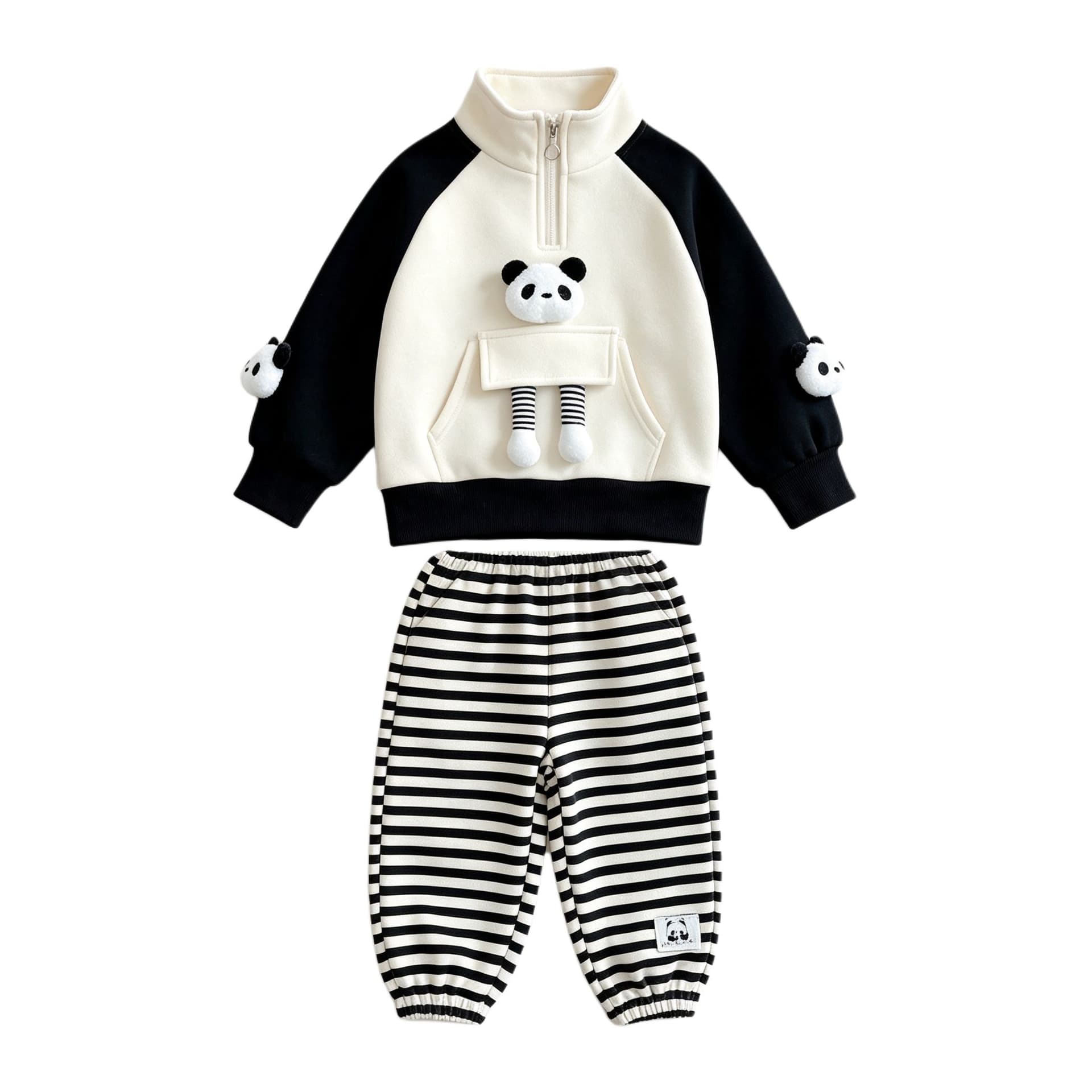 PIERRE CARDIN Черный белый Kids Повседневные спортивные костюмы Наборы - изображение 1