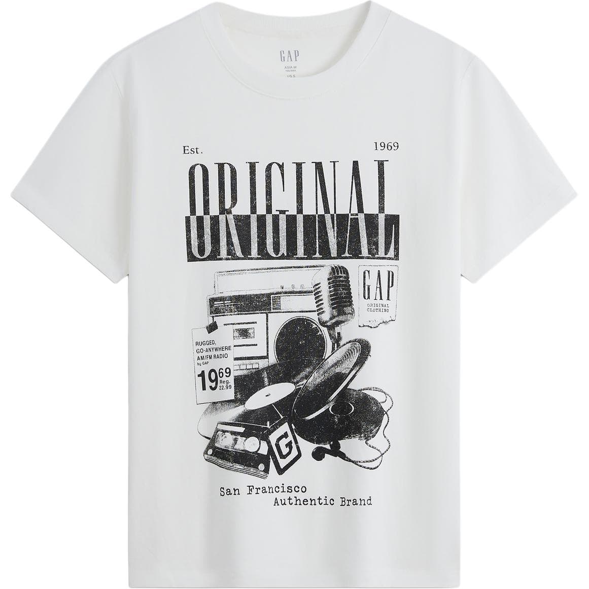 Футболка GAP Белые Женские T-рубашки - изображение 1