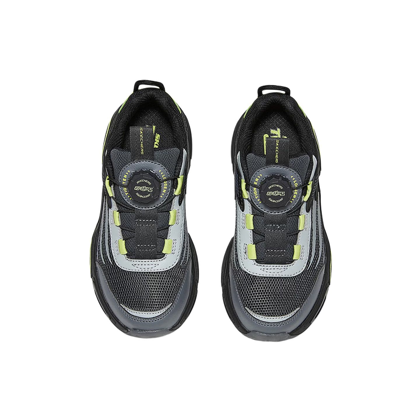 Кроссовки Skechers Kids Meteor Текстиль Синтетическая кожа Удобный и Легкий Отскок Дышащий Низкий верх - изображение 3