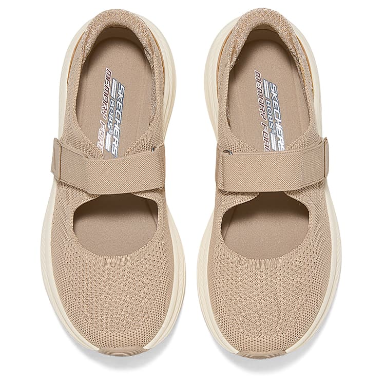 Skechers Bobs Туфли Мэри Джейн Женские Тауповый - изображение 3