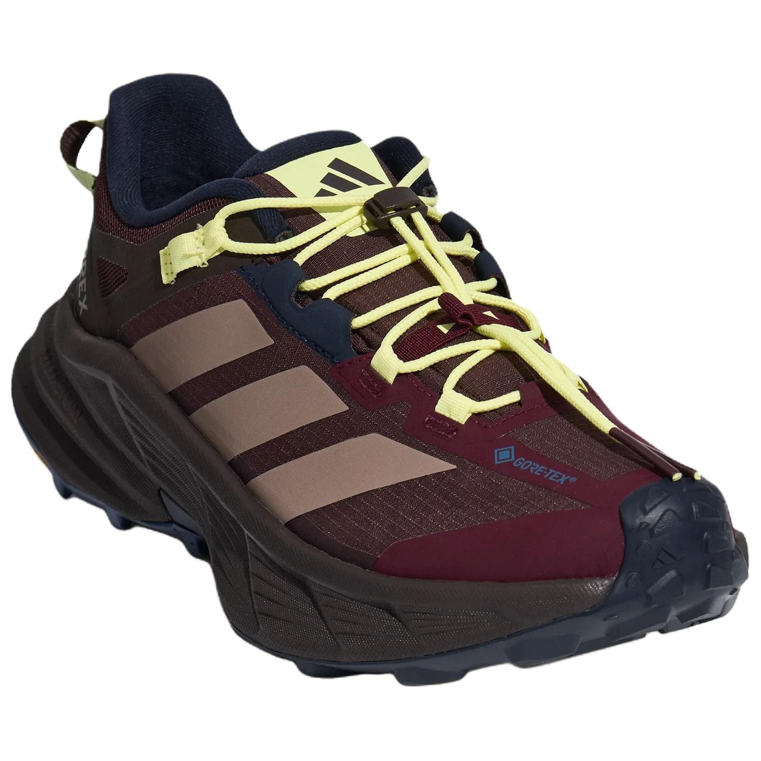 Кроссовки Adidas TERREX FREEHIKER SL Альпинистские и треккинговые ботинки Низкий Топ Темно-коричневый Тень Коричневый Легендарный чернильно-синий Унисекс - изображение 3