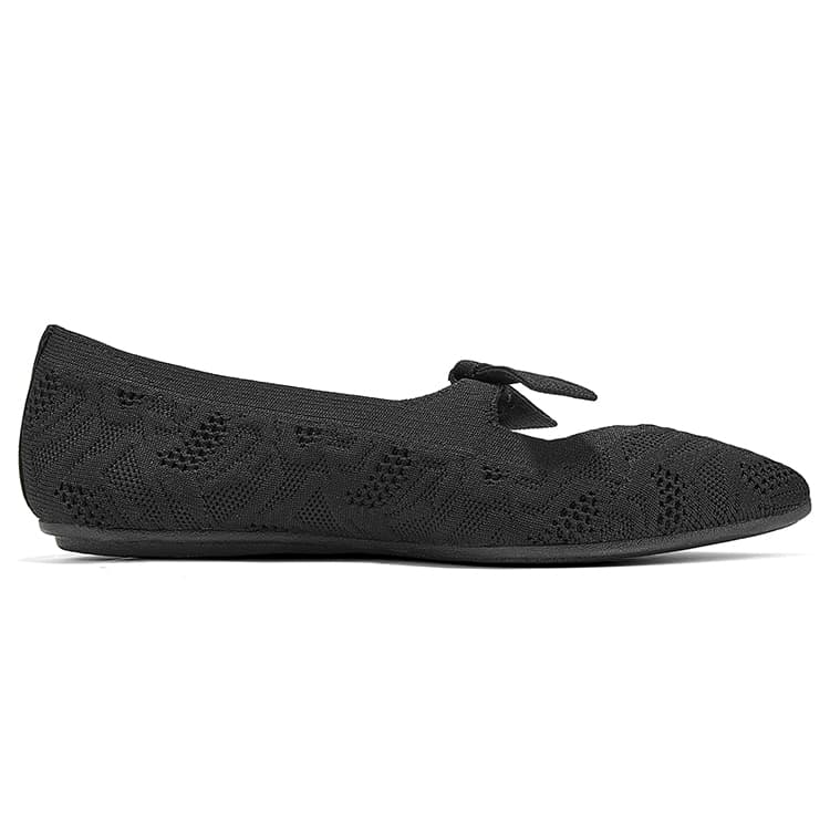 Тапочки Skechers CLEO POINT Женские повседневные туфли Женские Черный - изображение 2