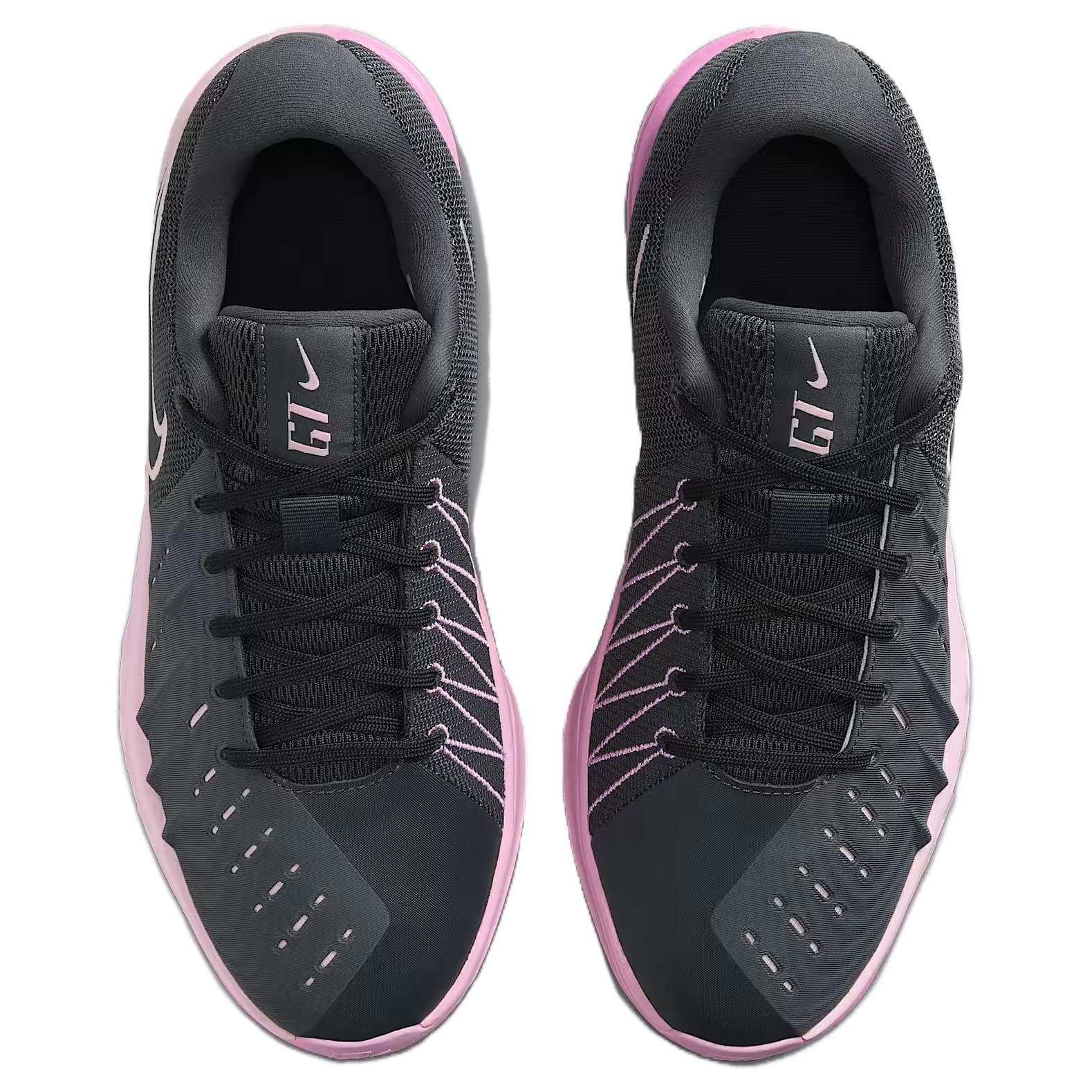 Кроссовки для баскетбола Nike Air Zoom G.T. Cut ACADEMY 2 Баскетбольные кроссовки Low Топ Угольно-серый Розовая пена Освежающий вариант Пурпурно-розовый Черный Унисекс - изображение 4