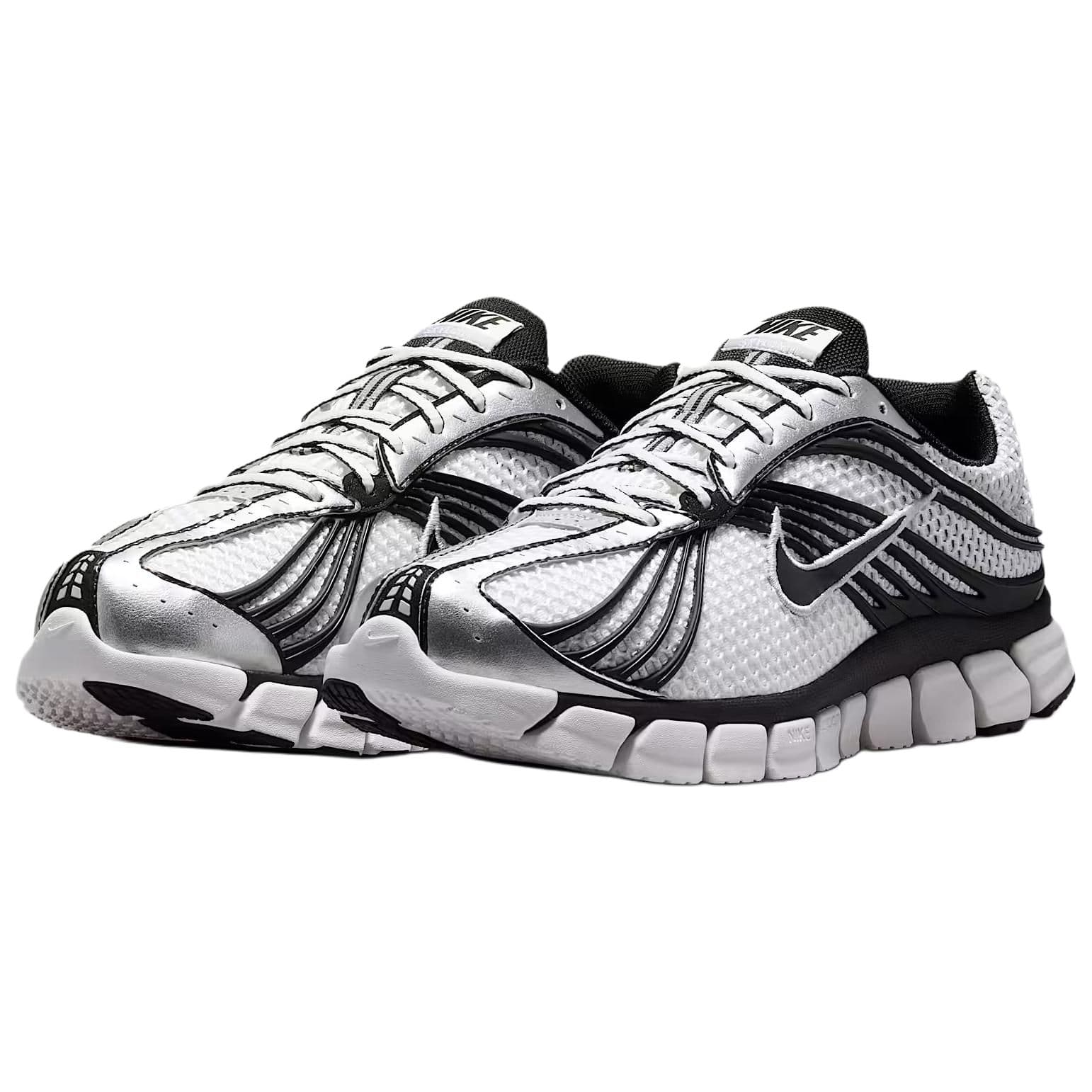 Кроссовки для бега NIKE Zoom Skylon 11 Дышащий Oтскок Low Топ Повседневные кроссовки для бега Мужской Белый серебристый - изображение 3