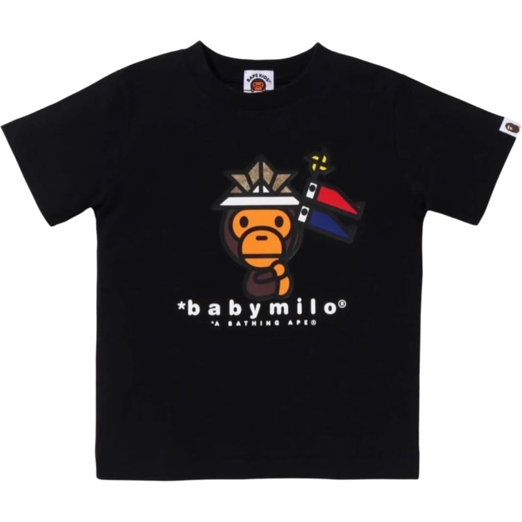 Футболка A BATHING APE T-рубашка белая для детей возраст 3-7 лет - изображение 1