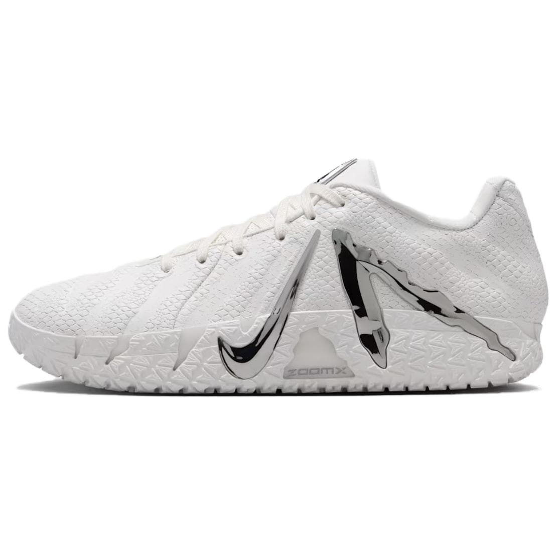 Кроссовки для баскетбола NIKE Ja 3 Баскетбольные кроссовки Low Топ Белый серебристый Мужской - изображение 1
