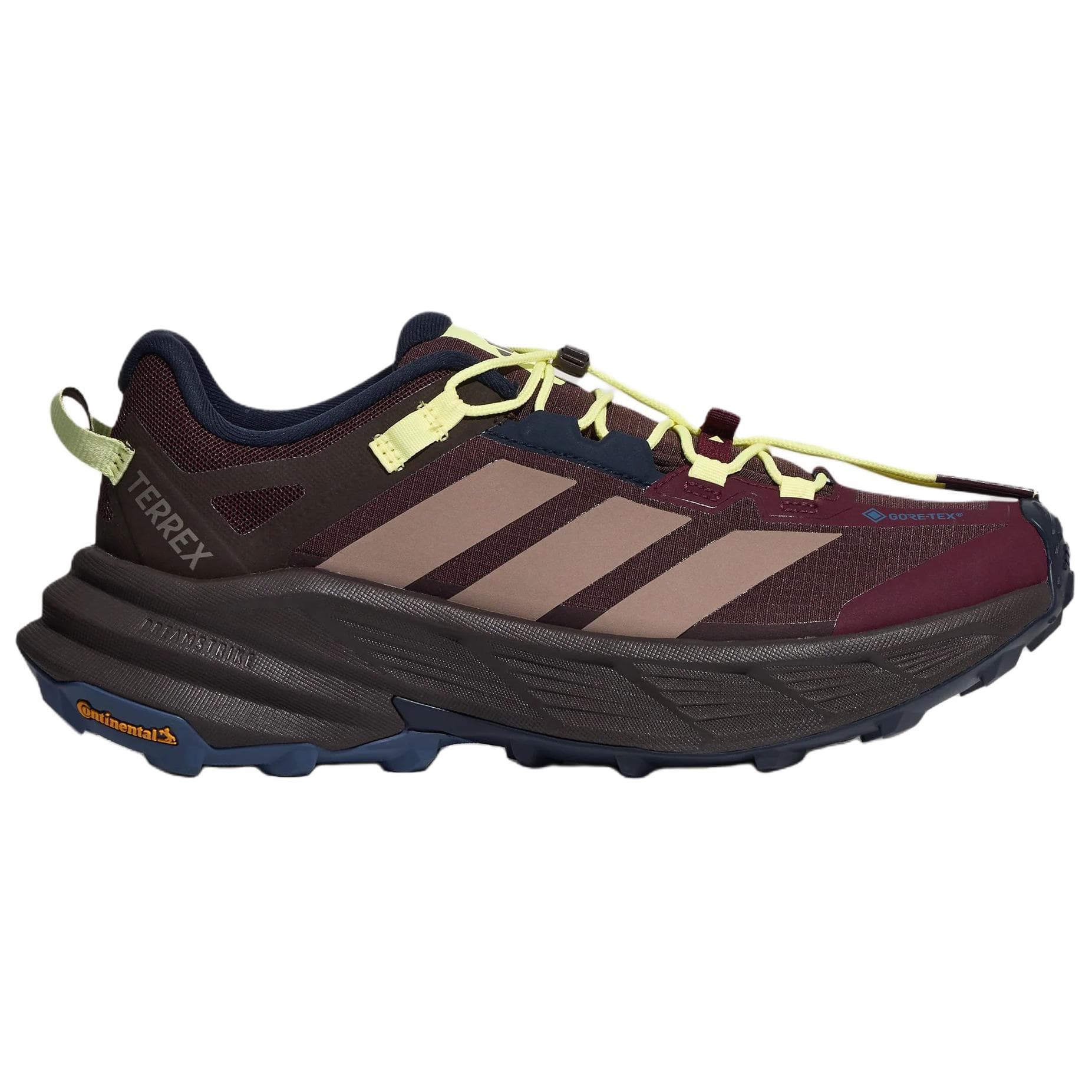 Кроссовки Adidas TERREX FREEHIKER SL Альпинистские и треккинговые ботинки Низкий Топ Темно-коричневый Тень Коричневый Легендарный чернильно-синий Унисекс - изображение 2