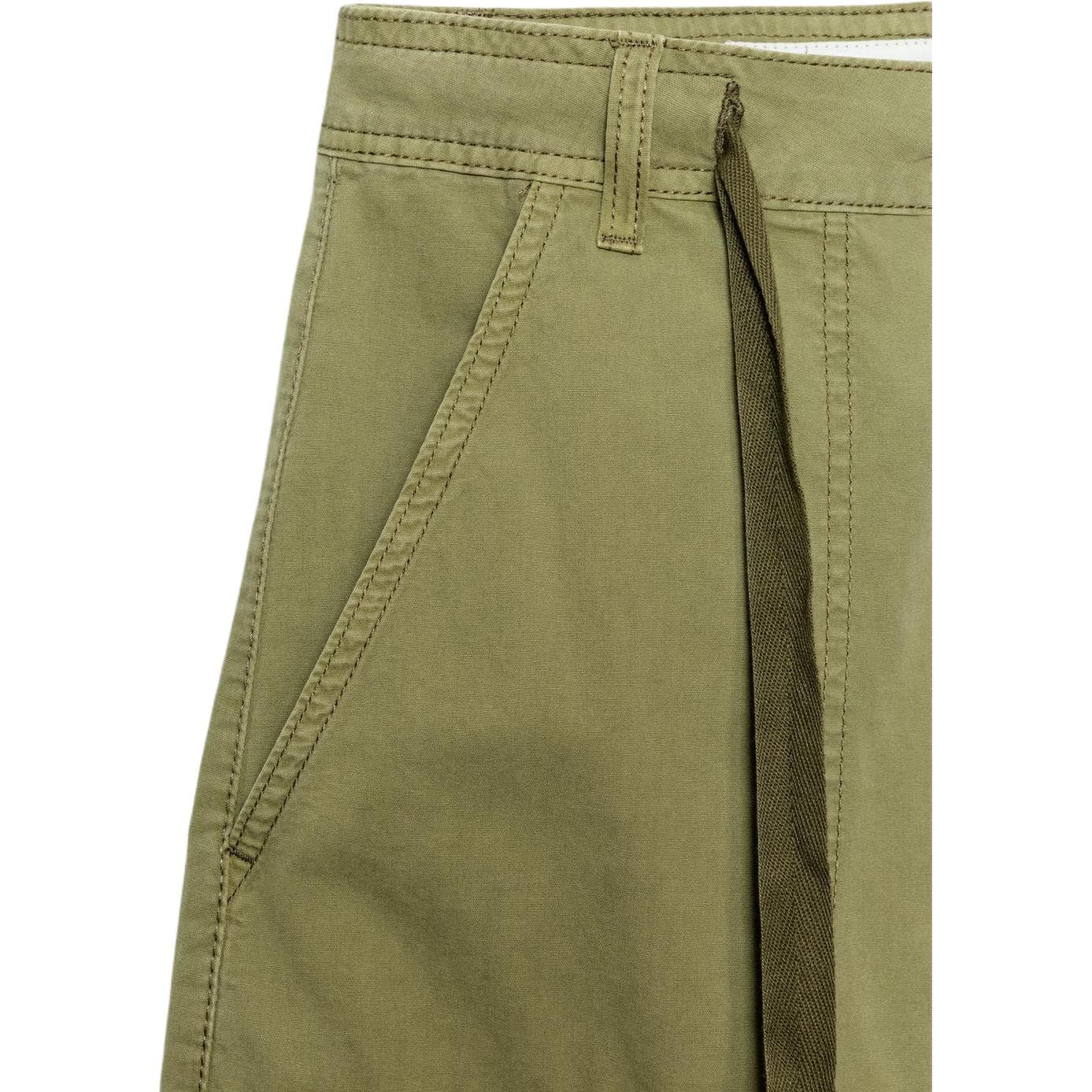 ZARA Светлый хаки Женские Карго Брюки - изображение 3