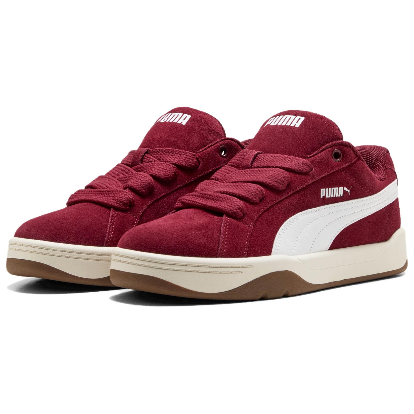 Кроссовки PUMA Park Lifestyle Кеды для скейтбординга Low Топ Красный Унисекс - изображение 3