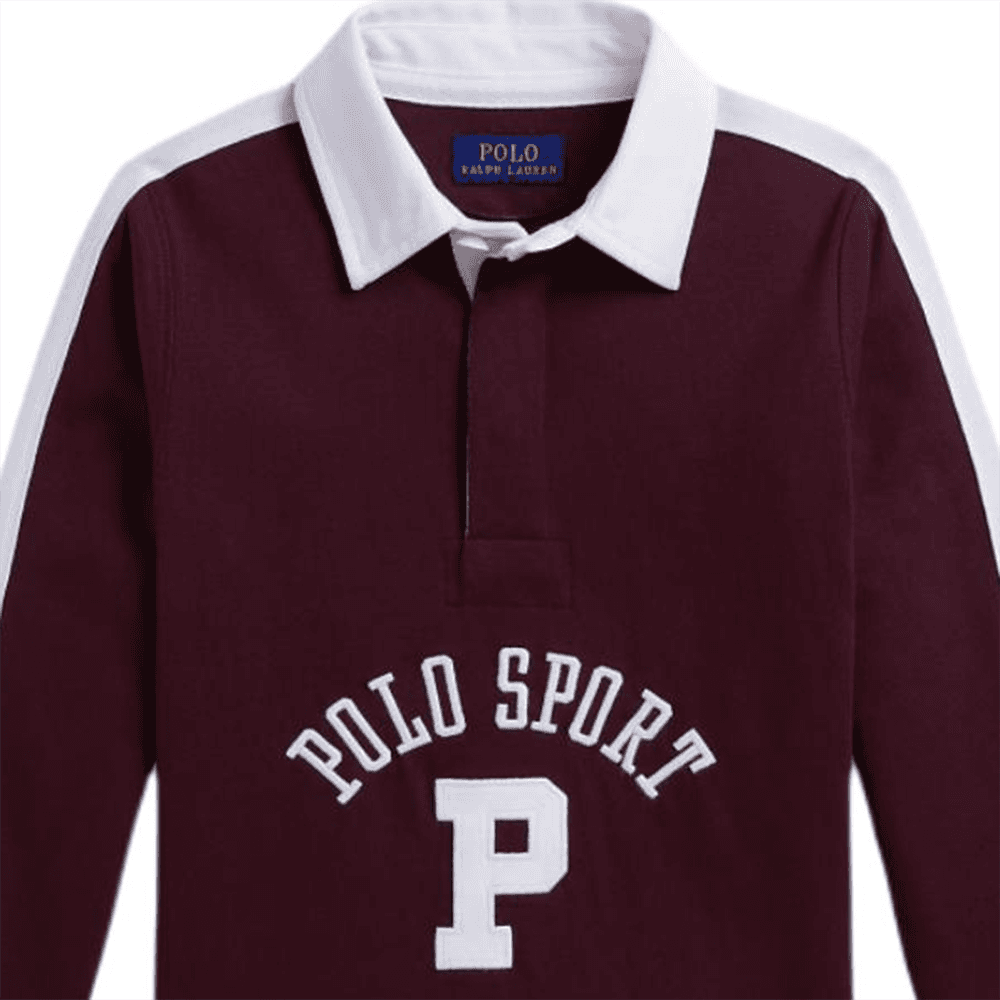 Polo Ralph Lauren Polo Sport Темно-красный Драгоценный камень Kids Поло - изображение 3