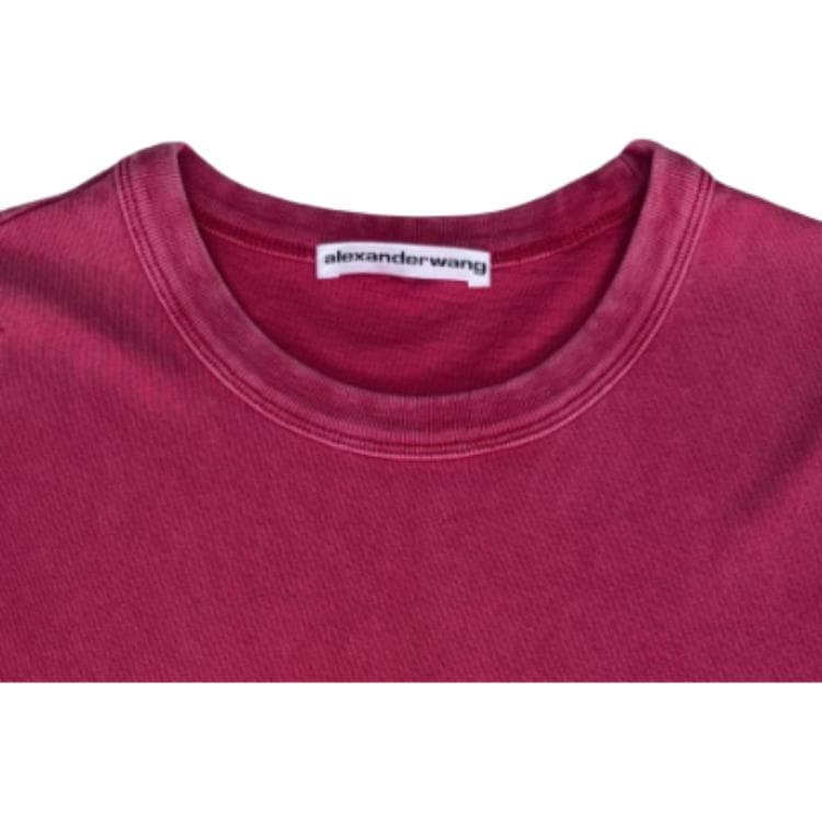 Футболка Alexander Wang Розово-красные Женские Т-рубашки - изображение 2