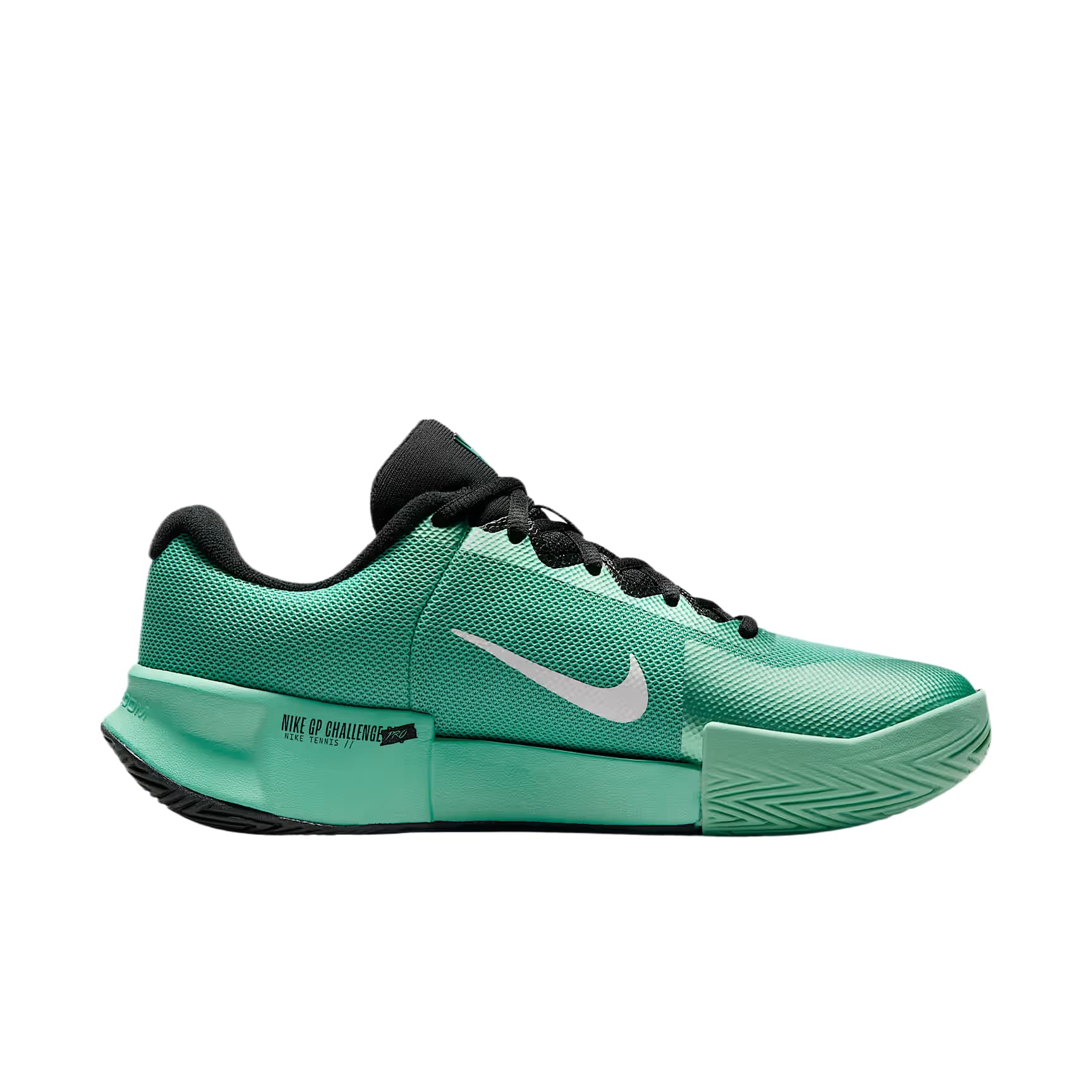 Кроссовки для тенниса NIKE GP Challenge Pro Теннисные кроссовки Низкий топ Мятно-зеленый Черный PURE Платина Женские - изображение 2