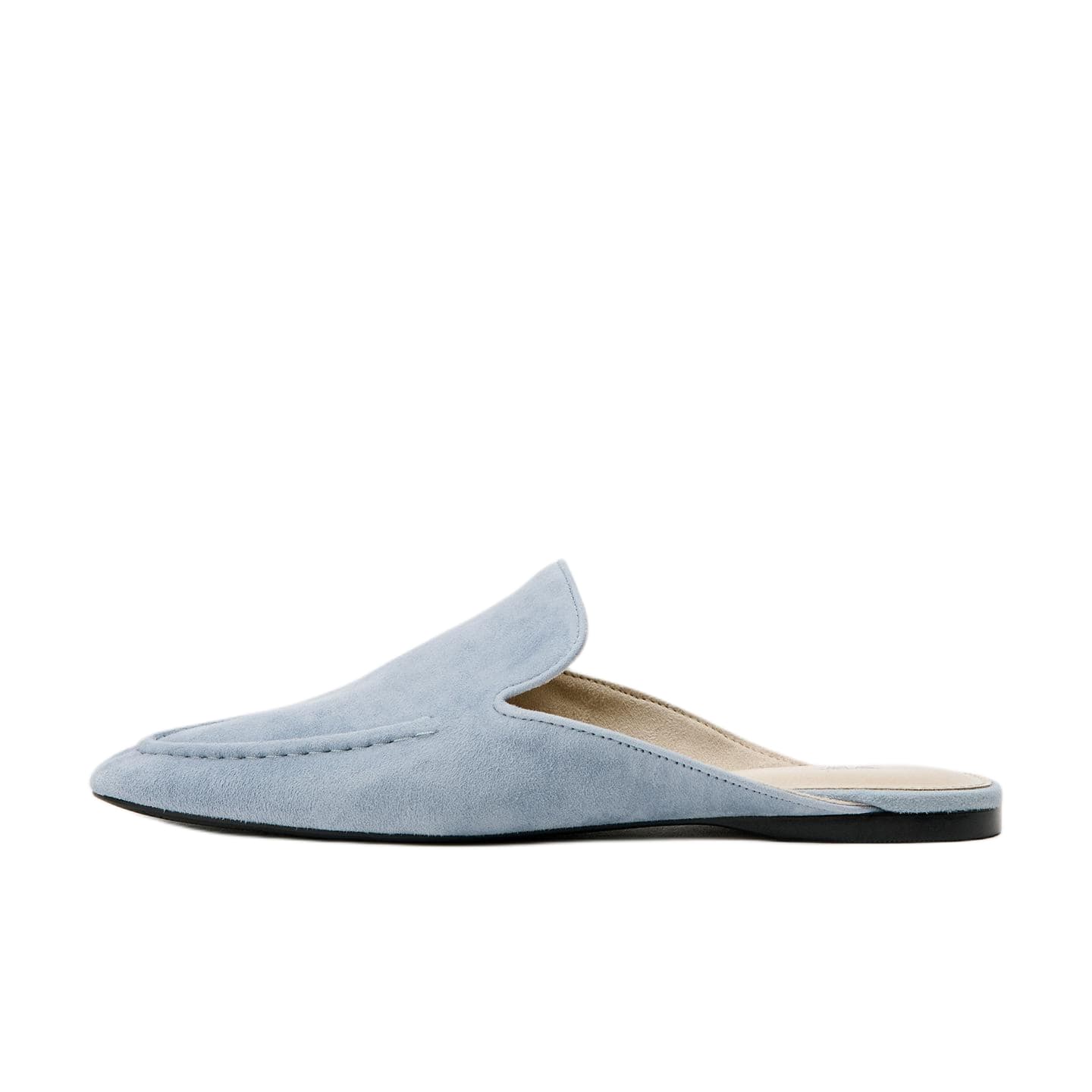 Сандалии ZARA Closed Slippers Blue Women's - изображение 1