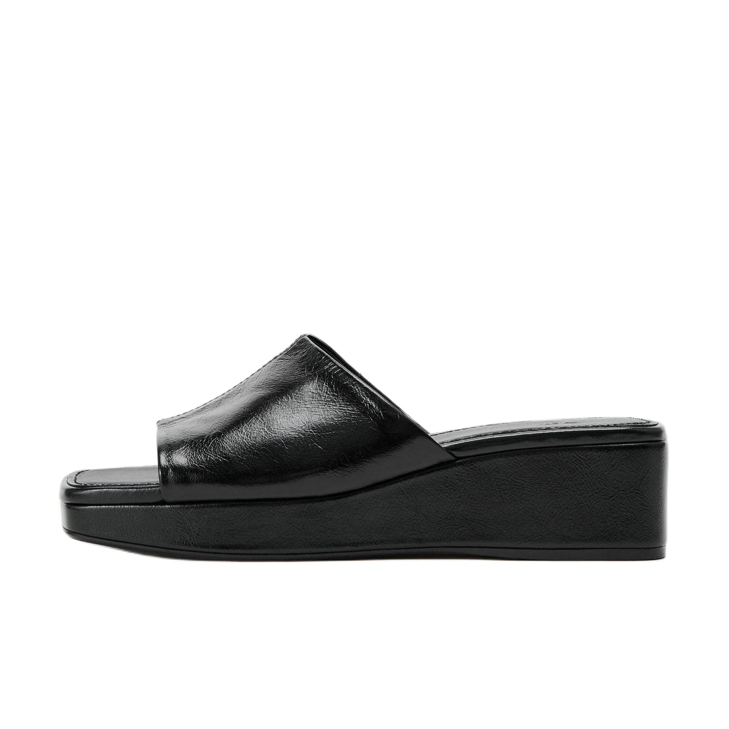 Сандалии ZARA Шлепанцы Black Women's - изображение 1