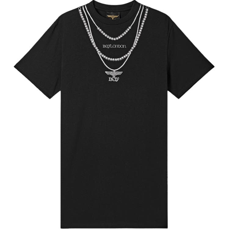 Платье BOY LONDON Черное Женское Короткое Платье с Короткими Рукавами - изображение 1