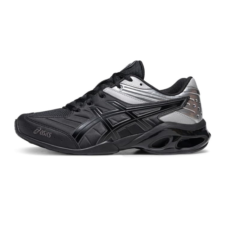 Кроссовки для бега ASICS GEL KINETIC FR Беговые кроссовки Низкий Топ Черный Серебристый Унисекс - изображение 1