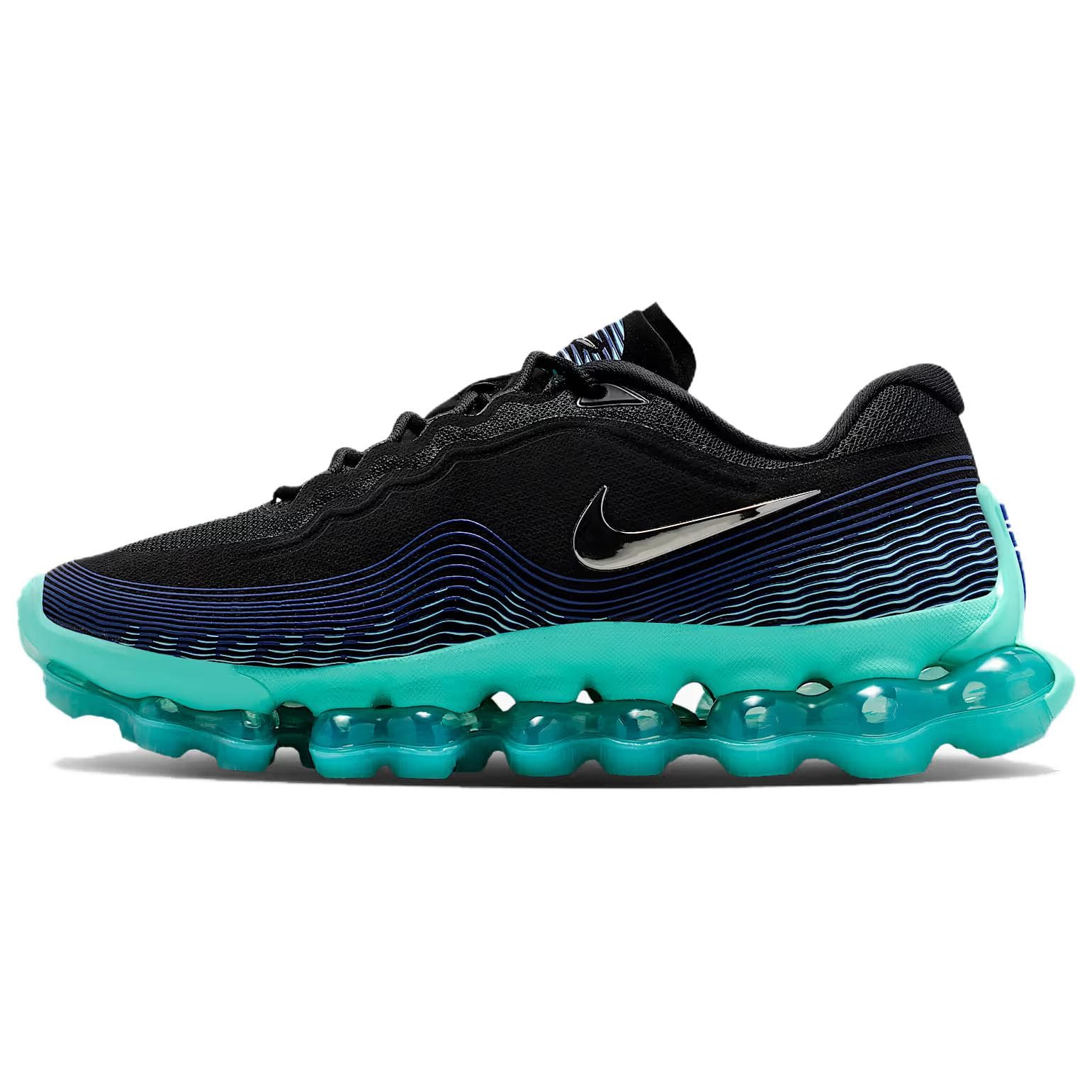 Кроссовки для бега Nike Air Жидкость max Беговые кроссовки Low Топ Чёрно-синий Мужской - изображение 1