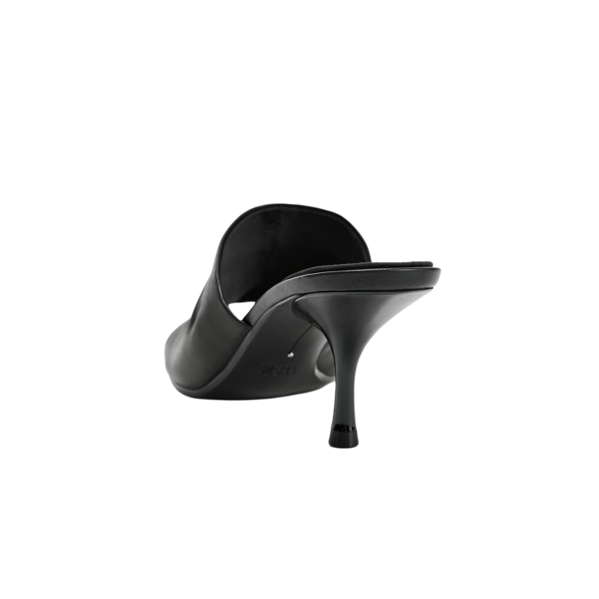 Сандалии ZARA Шлепанцы Black Women's - изображение 3